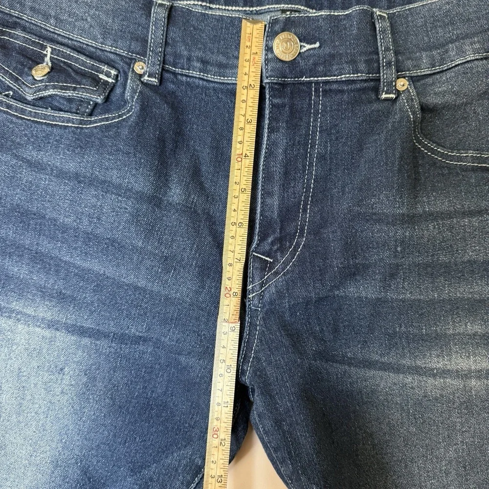 NWT True Religion Jeans Size 36x32 Ricky Flap Relaxed Straight Denim $159